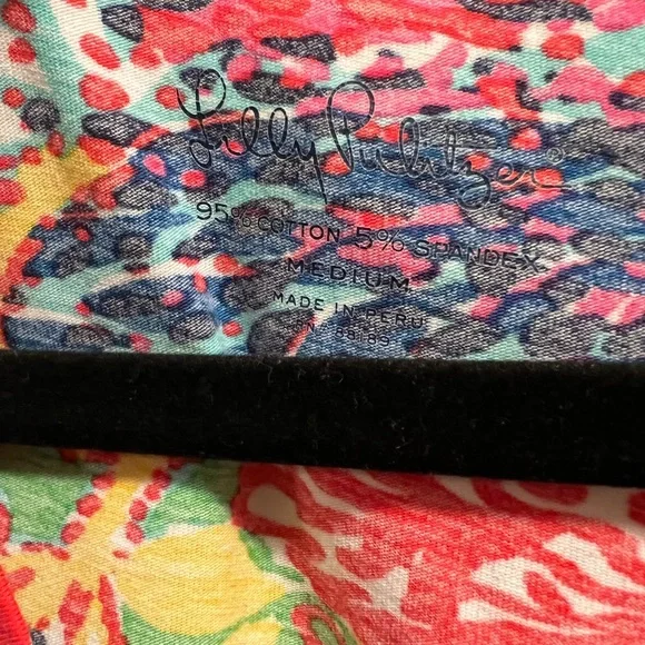 Lilly Pulitzer Marlowe Fishing for Compliments long sleeve top size medium - Picture 3 of 3